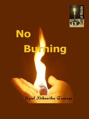cover image of No Burning